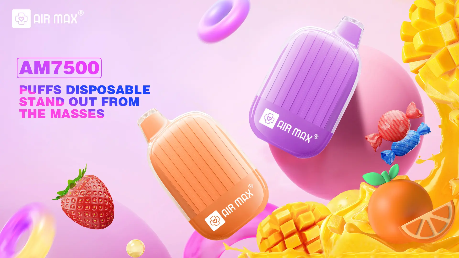 Air Max Fortunebar 7500 Puffs Disposable Vape (3)vol