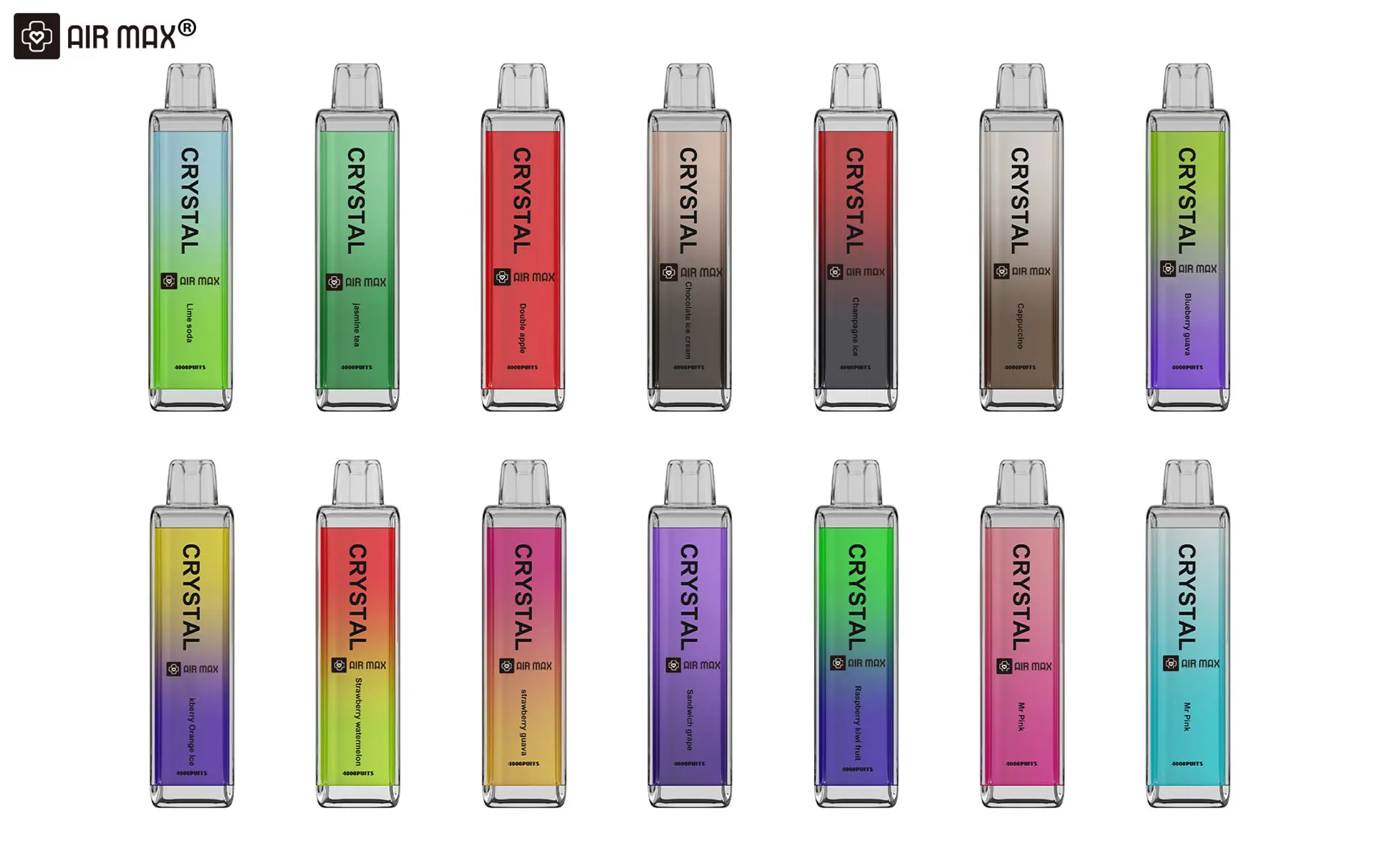 Air Max Crystal 4000 Puffs Disposable Vape (6)ivz