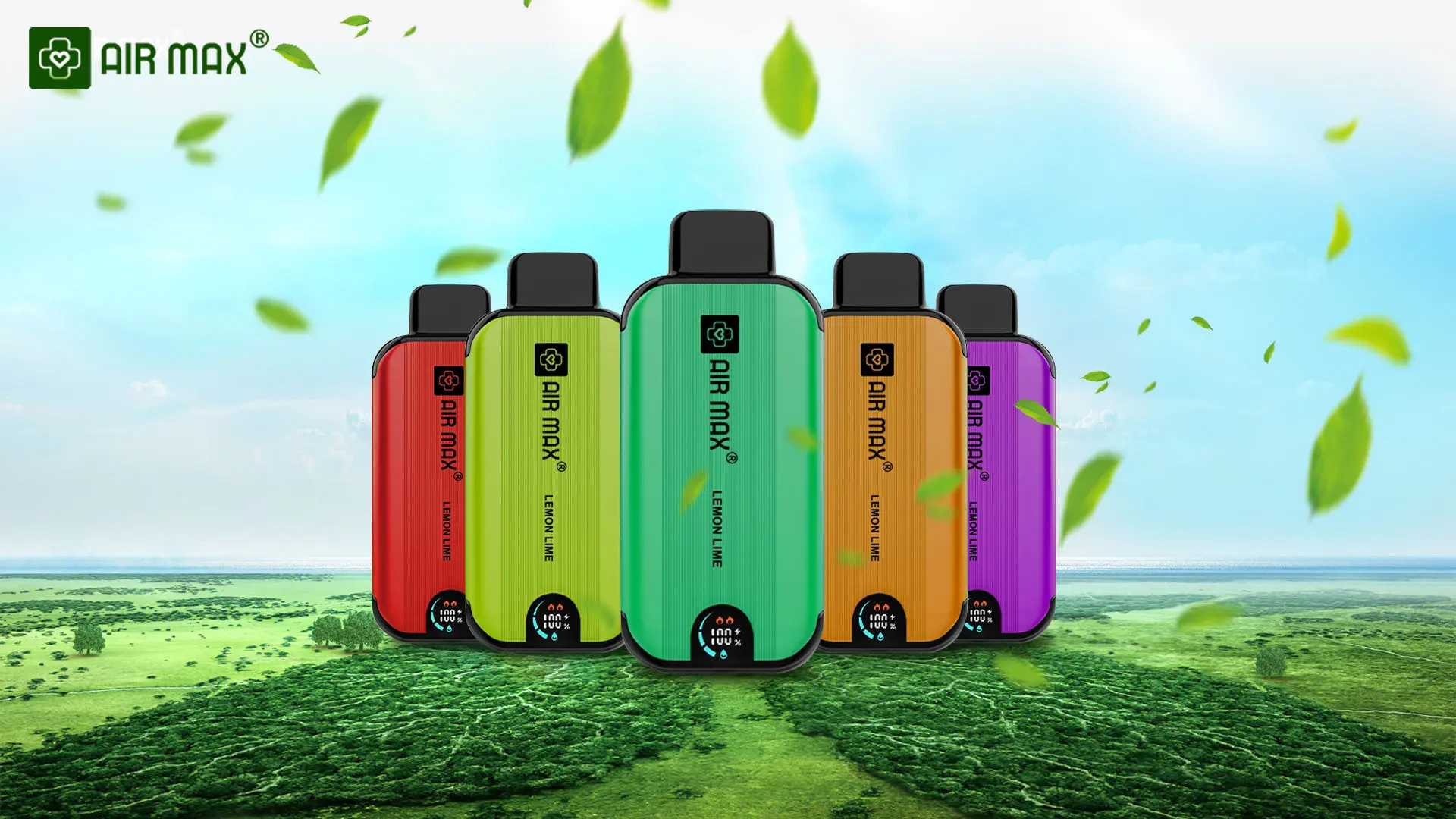 Air Max Dual Mesh 8500 Puffs Disposable Vape With Display Screen (2)j0v