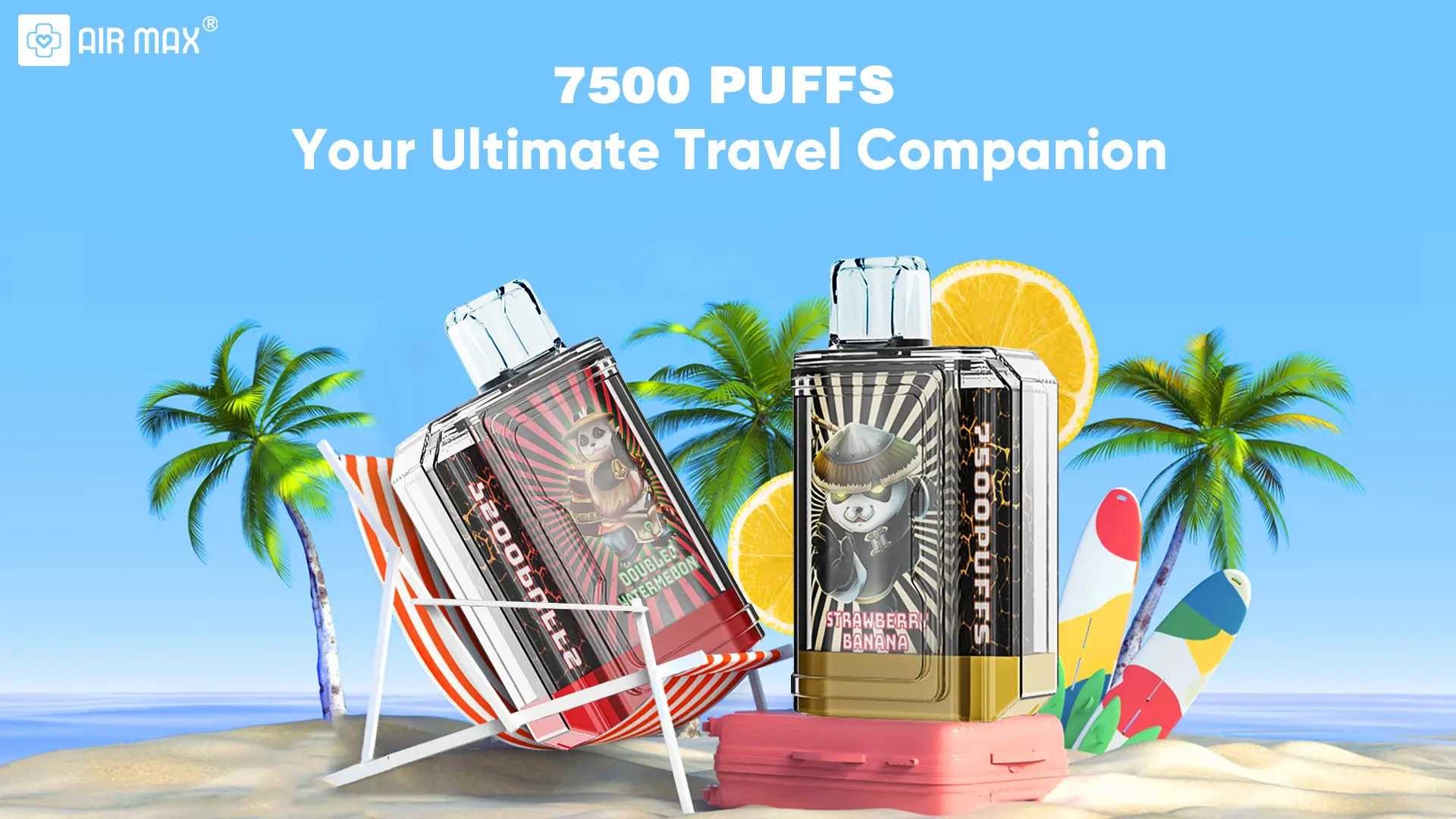 Air Max Panda Box 7500 Puffs Disposable Vape (2)p6q